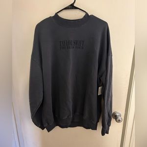 Taylor Swift Eras Tour Blue Crew Neck